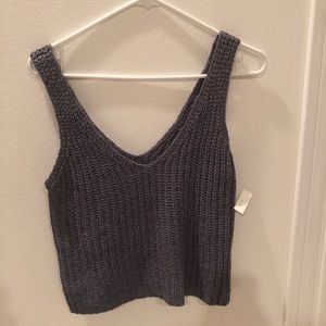 Wool sleeveless top